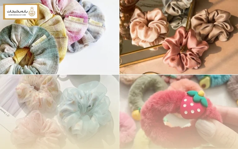 کش موهای طرح دار و گرافیکی