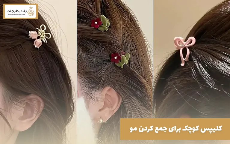 کلیپس کوچک برای جمع کردن مو