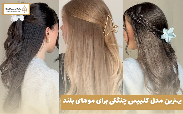 بهترین مدل کلیپس چنگکی برای موهای بلند