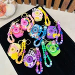 جاکلیدی طرح دوربین با آویز سیلیکونی بزرگ کد 438 (عمده)