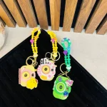 جاکلیدی طرح دوربین با آویز سیلیکونی بزرگ کد 438 (عمده) - Image 4