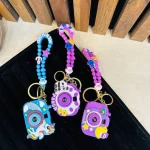 جاکلیدی طرح دوربین با آویز سیلیکونی بزرگ کد 438 (عمده) - Image 2